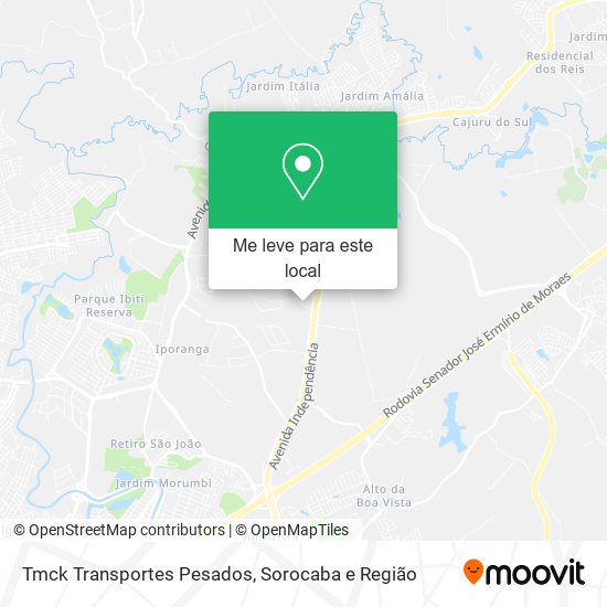 Tmck Transportes Pesados mapa