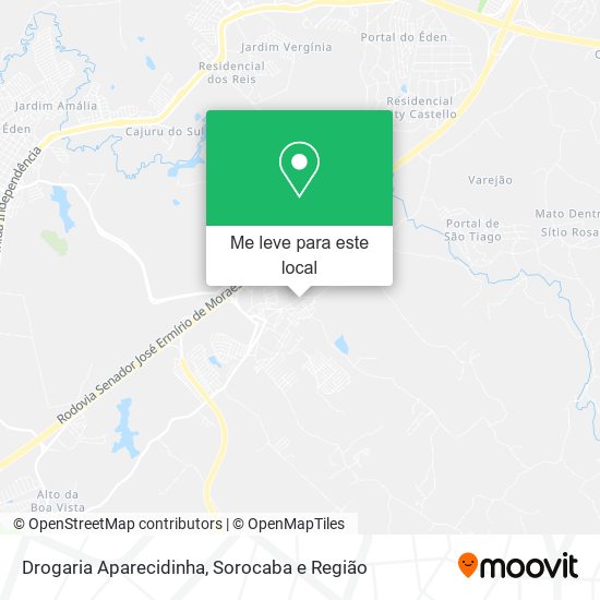 Drogaria Aparecidinha mapa