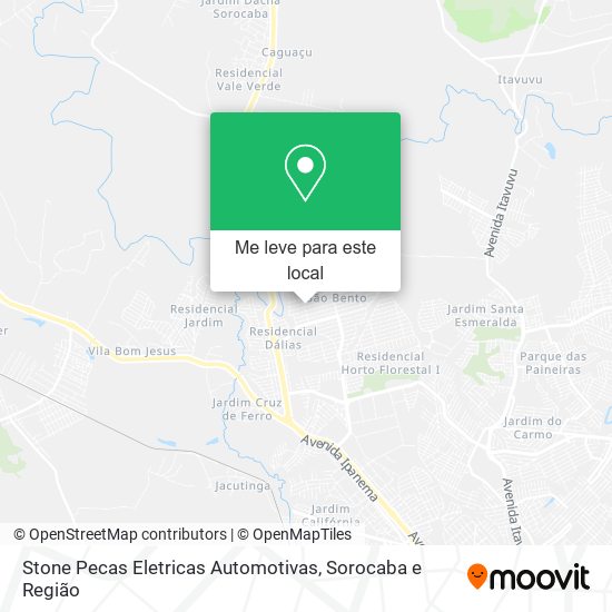 Stone Pecas Eletricas Automotivas mapa