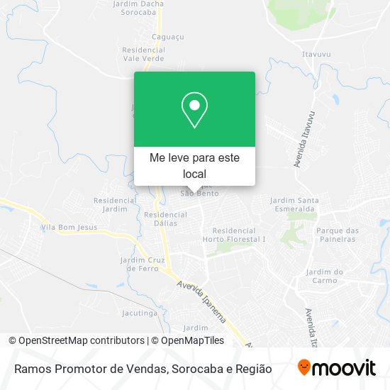 Ramos Promotor de Vendas mapa