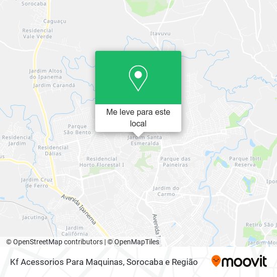 Kf Acessorios Para Maquinas mapa