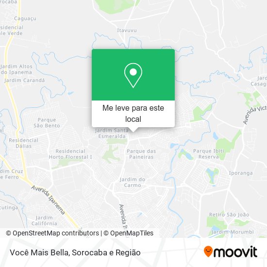 Você Mais Bella mapa