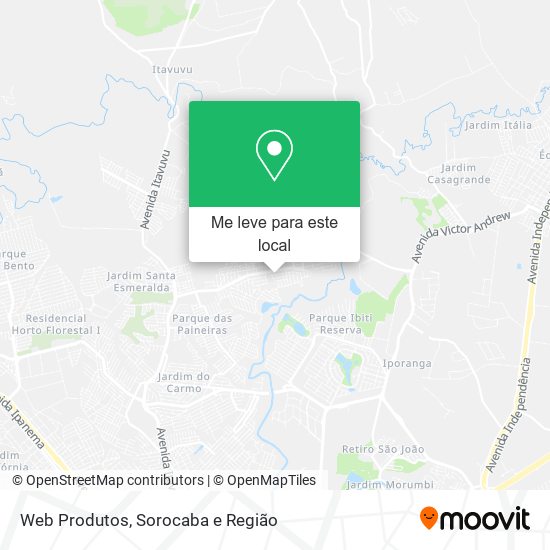 Web Produtos mapa