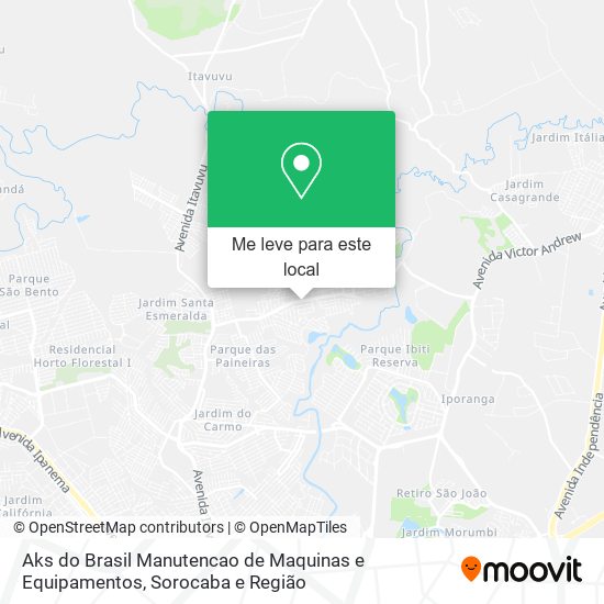 Aks do Brasil Manutencao de Maquinas e Equipamentos mapa