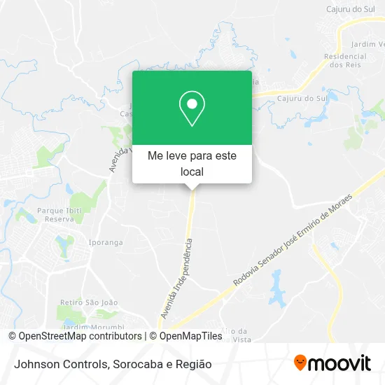 Johnson Controls mapa