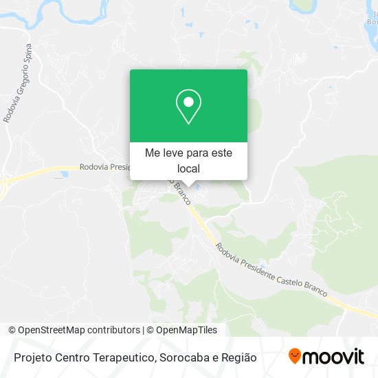 Projeto Centro Terapeutico mapa