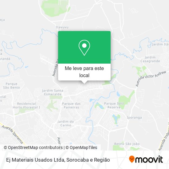 Ej Materiais Usados Ltda mapa