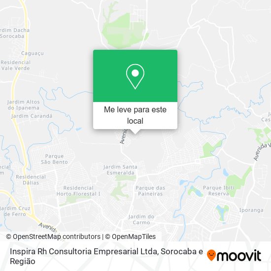 Inspira Rh Consultoria Empresarial Ltda mapa