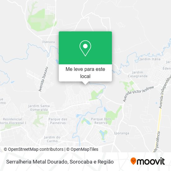 Serralheria Metal Dourado mapa
