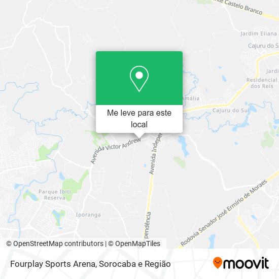 Fourplay Sports Arena mapa