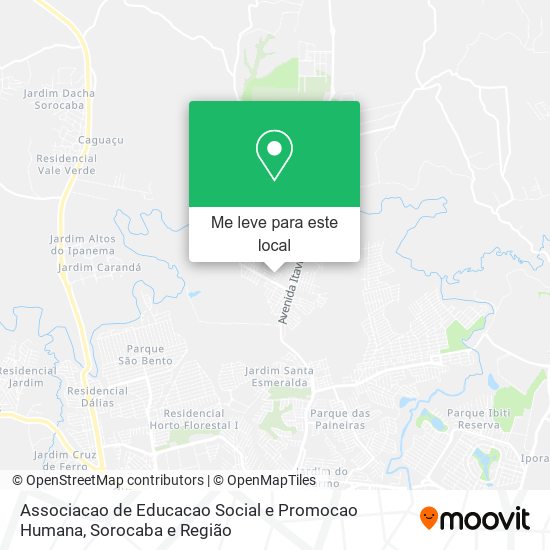 Associacao de Educacao Social e Promocao Humana mapa