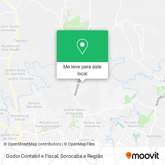 Godoi Contabil e Fiscal mapa