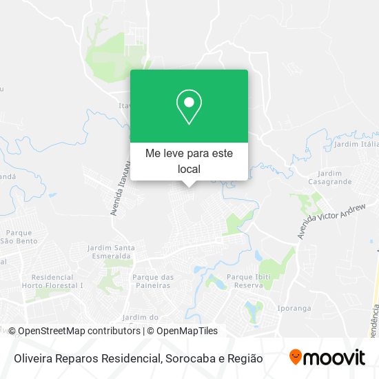 Oliveira Reparos Residencial mapa