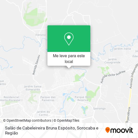 Salão de Cabeleireira Bruna Espósito mapa