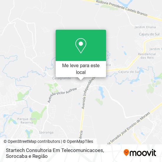 Startech Consultoria Em Telecomunicacoes mapa