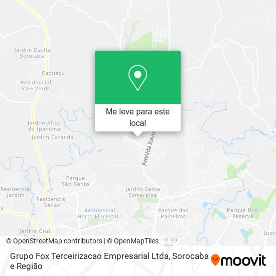 Grupo Fox Terceirizacao Empresarial Ltda mapa