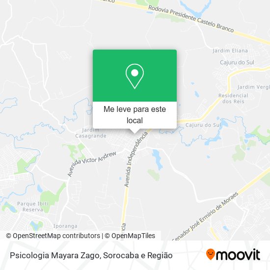 Psicologia Mayara Zago mapa