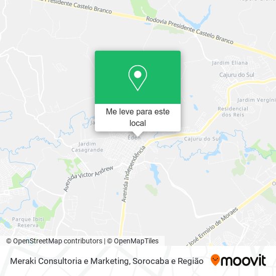 Meraki Consultoria e Marketing mapa