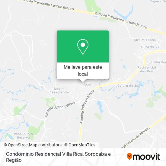 Condominio Residencial Villa Rica mapa