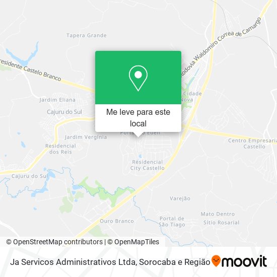 Ja Servicos Administrativos Ltda mapa