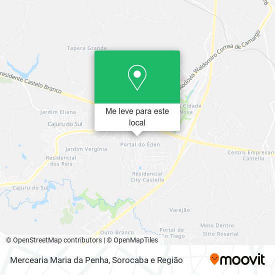 Mercearia Maria da Penha mapa