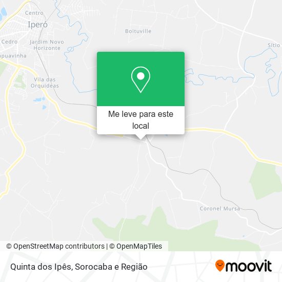 Quinta dos Ipês mapa