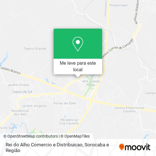 Rei do Alho Comercio e Distribuicao mapa