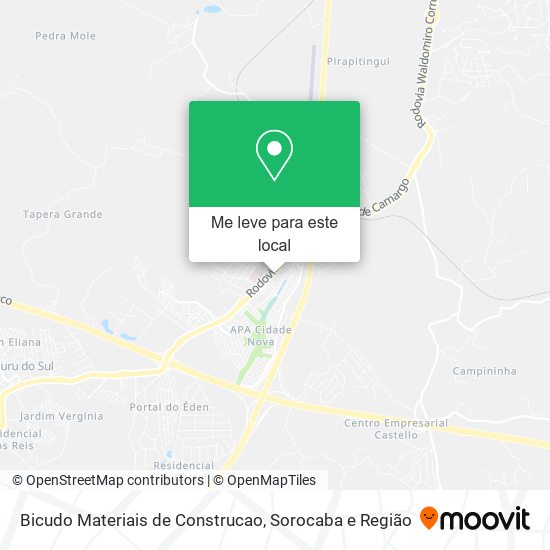 Bicudo Materiais de Construcao mapa