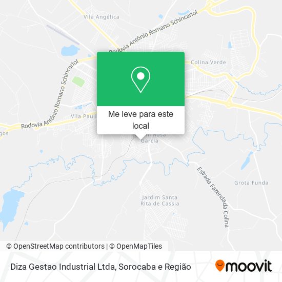 Diza Gestao Industrial Ltda mapa