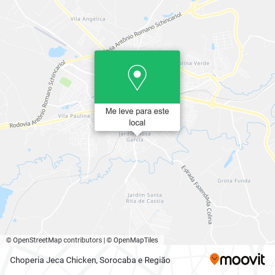 Choperia Jeca Chicken mapa