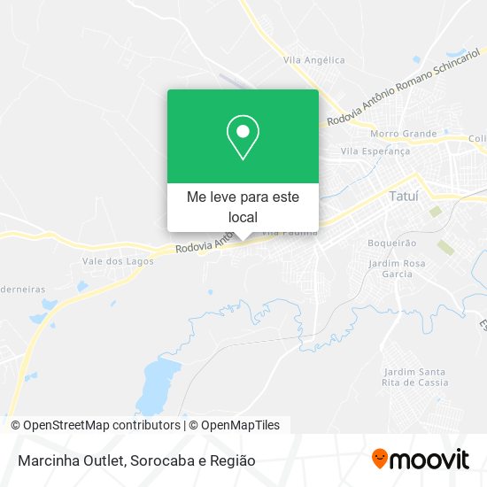 Marcinha Outlet mapa