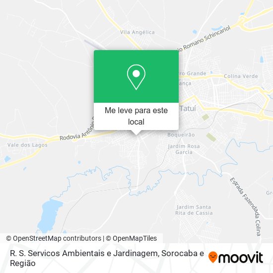 R. S. Servicos Ambientais e Jardinagem mapa