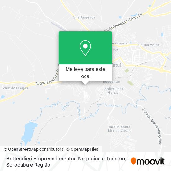 Battendieri Empreendimentos Negocios e Turismo mapa