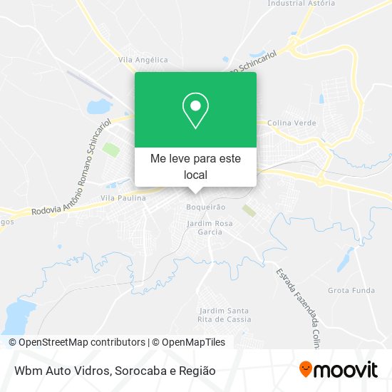 Wbm Auto Vidros mapa