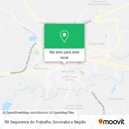 Rlt Seguranca do Trabalho mapa