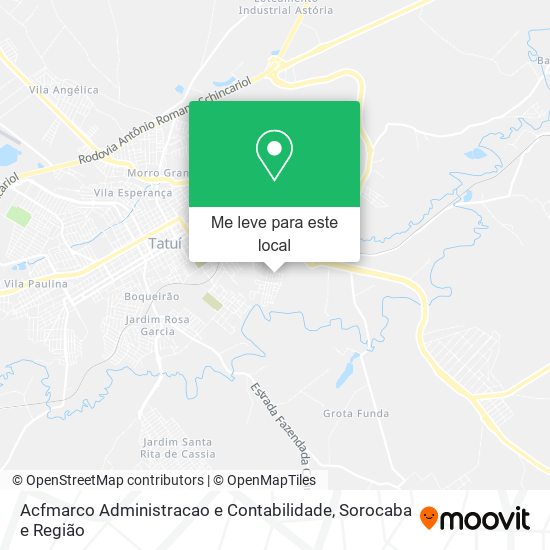 Acfmarco Administracao e Contabilidade mapa