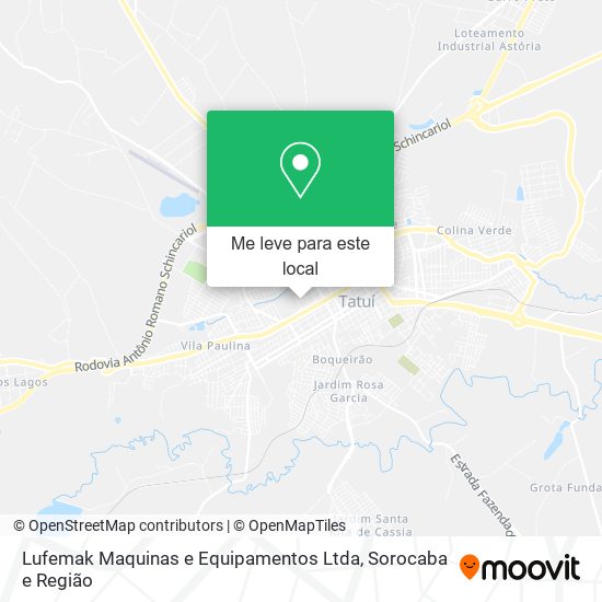 Lufemak Maquinas e Equipamentos Ltda mapa