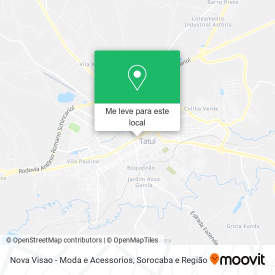 Nova Visao - Moda e Acessorios mapa