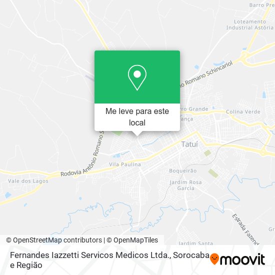 Fernandes Iazzetti Servicos Medicos Ltda. mapa