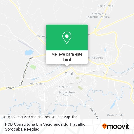 P&B Consultoria Em Seguranca do Trabalho mapa