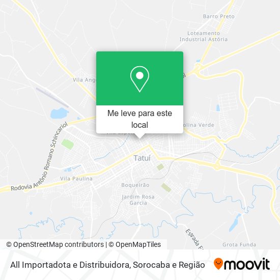 All Importadota e Distribuidora mapa