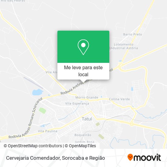 Cervejaria Comendador mapa