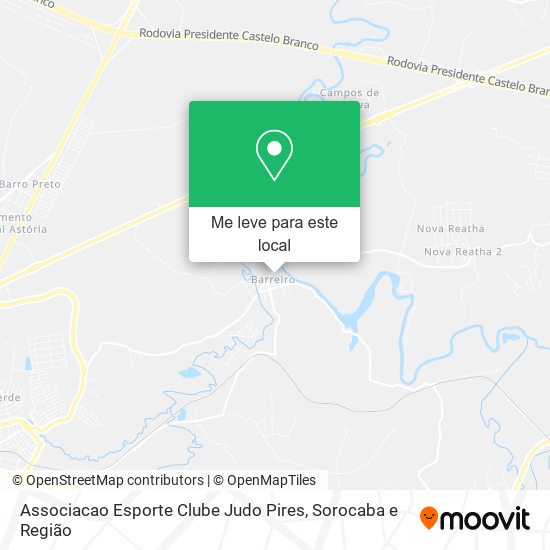 Associacao Esporte Clube Judo Pires mapa