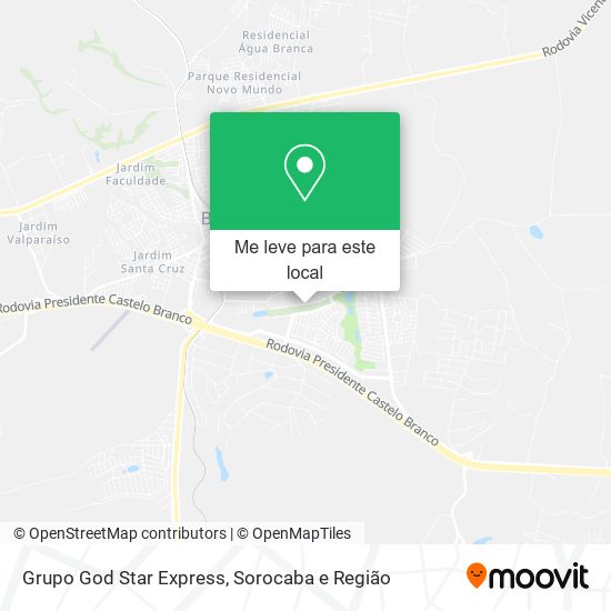 Grupo God Star Express mapa