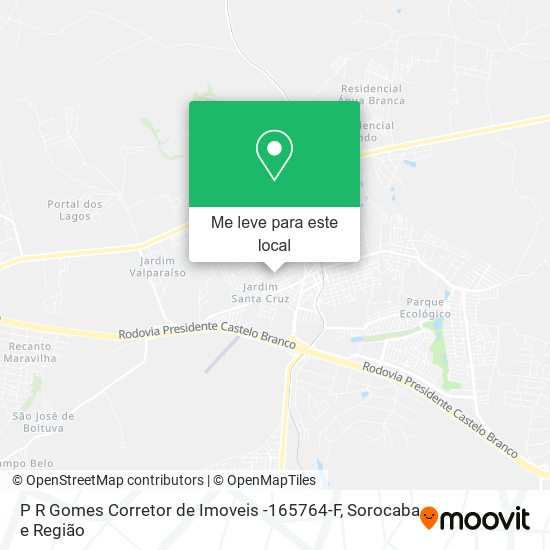 P R Gomes Corretor de Imoveis -165764-F mapa