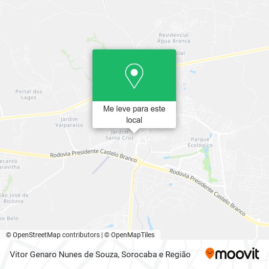 Vitor Genaro Nunes de Souza mapa