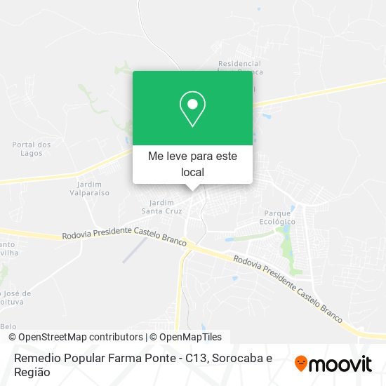 Remedio Popular Farma Ponte - C13 mapa