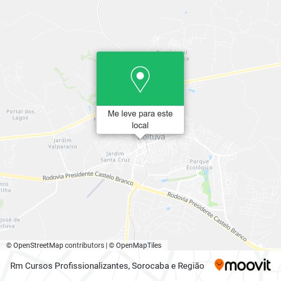 Rm Cursos Profissionalizantes mapa