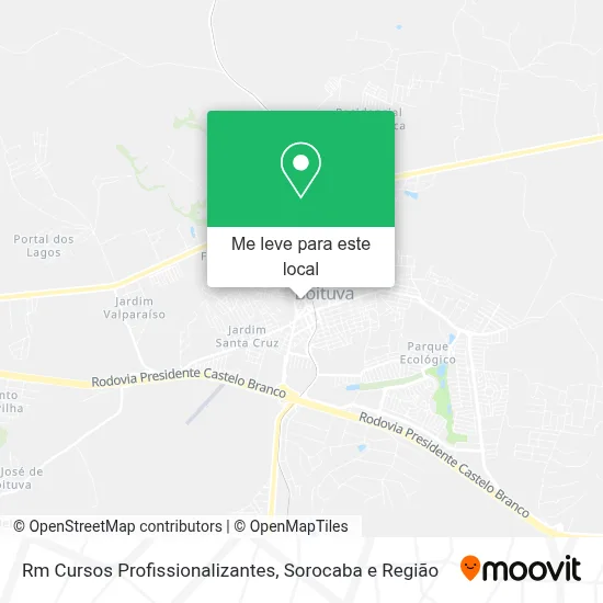 Rm Cursos Profissionalizantes mapa