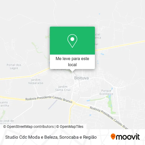 Studio Cdc Moda e Beleza mapa